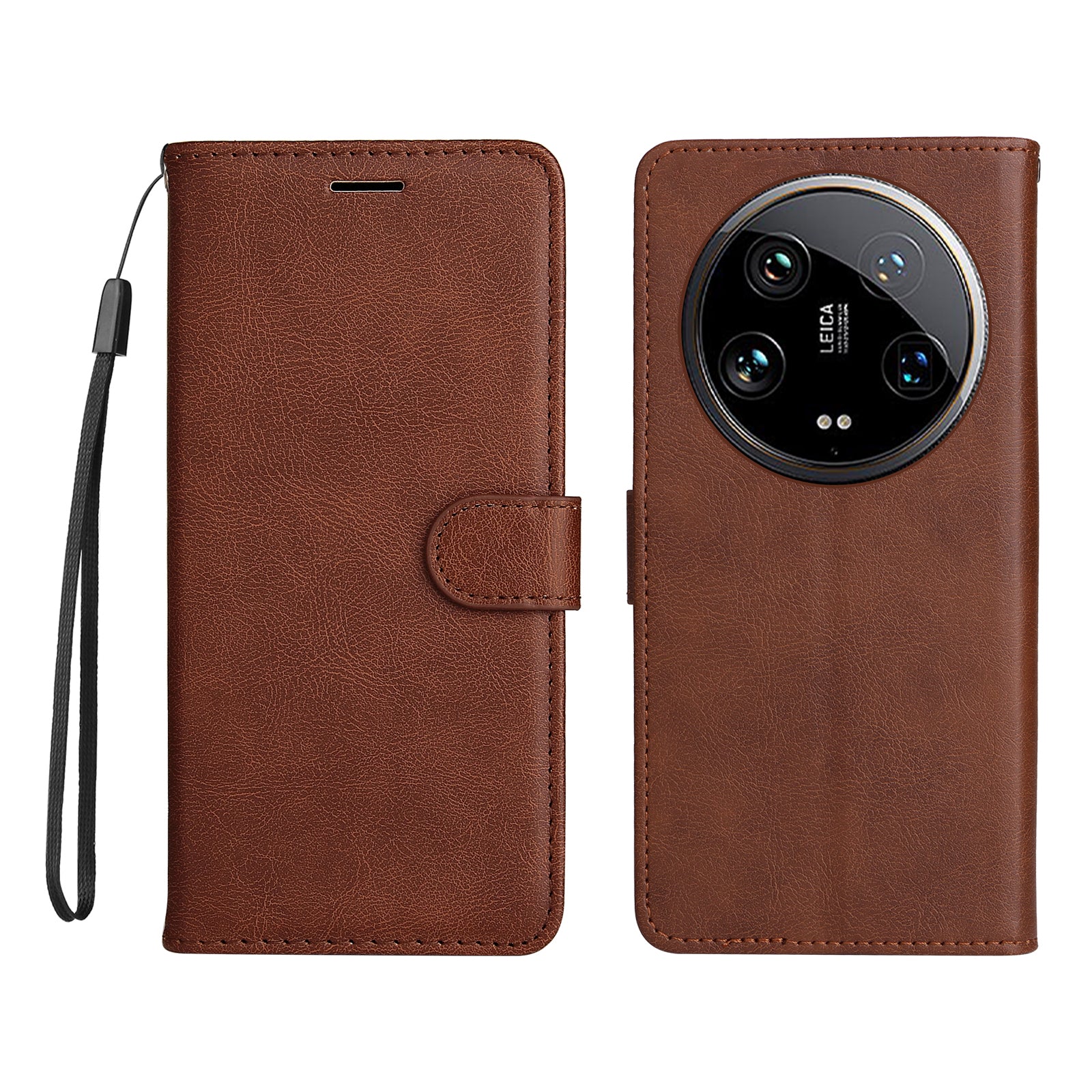 KT Leather Series-2 for Xiaomi 14 Ultra Wallet Case Solid Color Leather Flip Phone Cover KT Leather Series-2 for Xiaomi 14 Ultra Wallet Case Solid Color Leather Flip Phone Cover